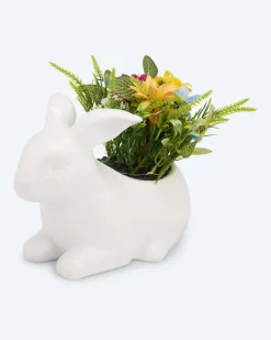 New Deko-Häschen mit LED-Blumen Dekoration