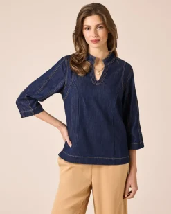 Sale Denim Blusen-Shirt Shirts & Tops
