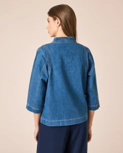 Sale Denim Blusen-Shirt Shirts & Tops