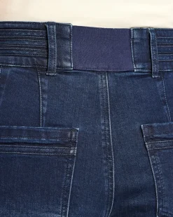 Denim Hose mit Bunddetail Hosen