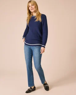 Online Denim mit aufgesetzten Taschen Jeans|Hosen