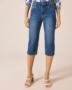 Denim Stretch 3/4-Hose Jeans|Hosen