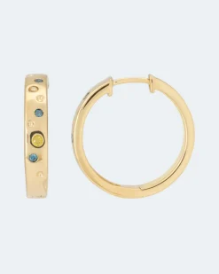 Clearance Diamant-Creolen 0,15 ct Ohrringe