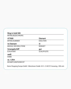 Online Diamantring 1,5 ct Ringe