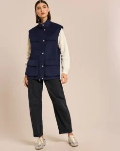 Online Doubleface Weste Jacken & Mäntel