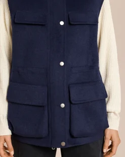 Online Doubleface Weste Jacken & Mäntel