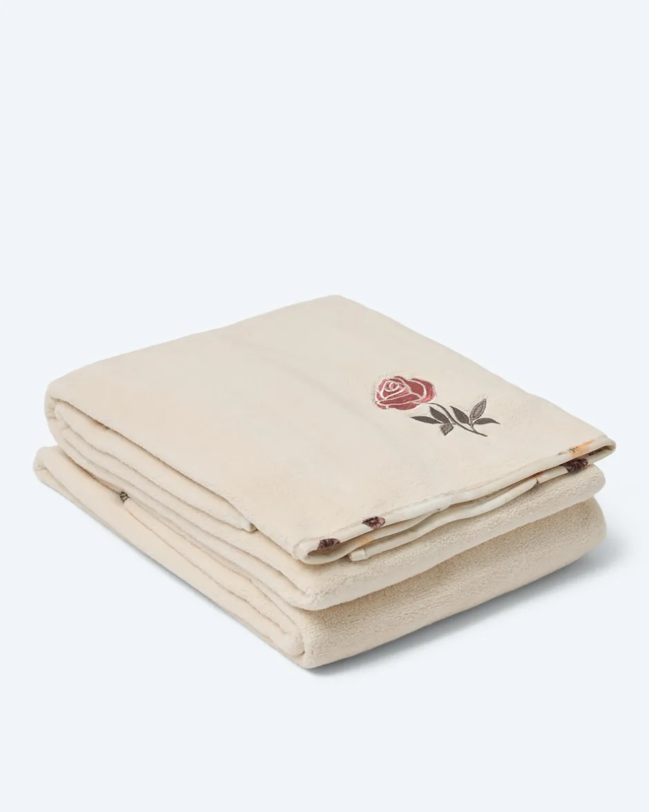 Sale Duschtuch-Set "Englische Rose", 2tlg. Heimtextilien