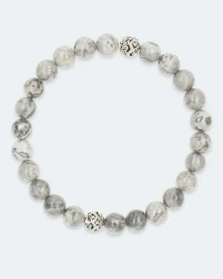 Best Edelstein-Armband mit Silber-Beads Armbänder