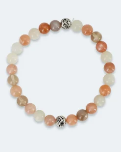Best Edelstein-Armband mit Silber-Beads Armbänder