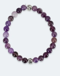 Best Edelstein-Armband mit Silber-Beads Armbänder