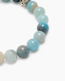 Clearance Edelstein-Armband mit Silber-Beads Armbänder