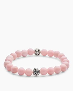 Clearance Edelstein-Armband mit Silber-Beads Armbänder