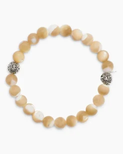 Clearance Edelstein-Armband mit Silber-Beads Armbänder