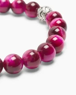 Clearance Edelstein-Armband mit Silber-Beads Armbänder