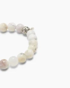 Clearance Edelstein-Armband mit Silber-Beads Armbänder