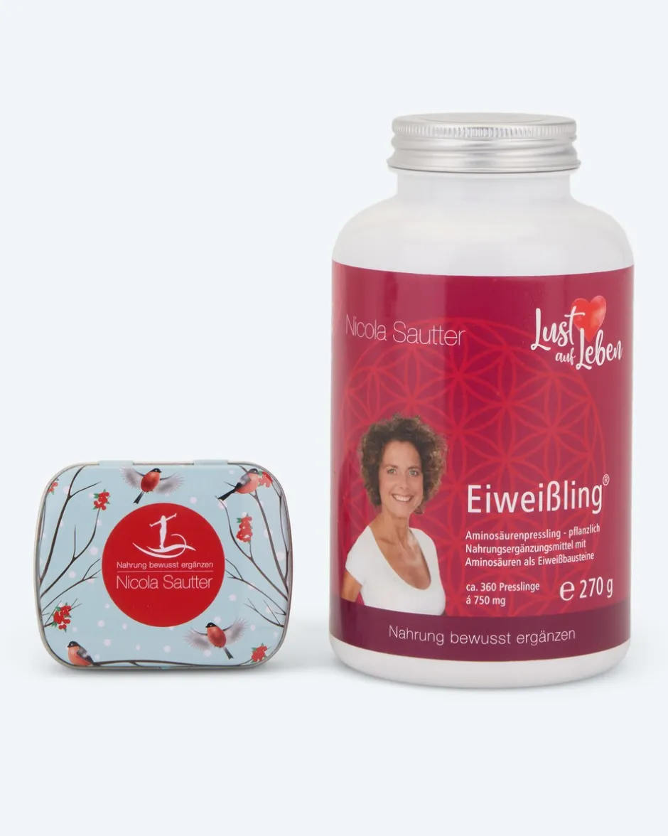 Best Eiweißlinge für 1 oder 2 Monate + Pillendose gratis Nahrungsergänzung