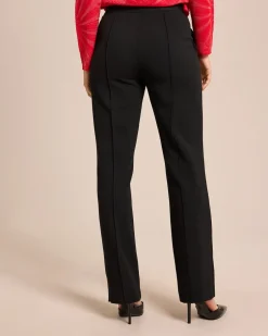 Best Elegante Hose mit Logo-Bund und Biese Hosen