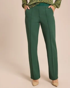 Best Elegante Hose mit Logo-Bund und Biese Hosen