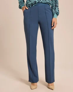 Best Elegante Hose mit Logo-Bund und Biese Hosen