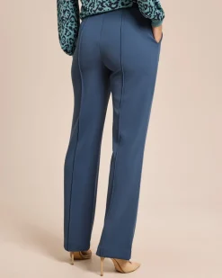 Best Elegante Hose mit Logo-Bund und Biese Hosen