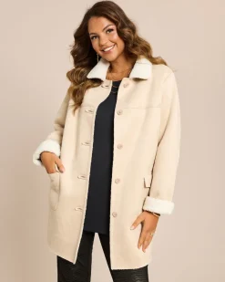 Clearance Faux Sherling Jacke Jacken & Mäntel