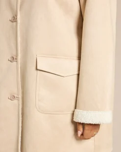 Clearance Faux Sherling Jacke Jacken & Mäntel