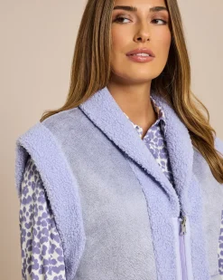 New Faux Sherling Weste wendbar Jacken & Mäntel