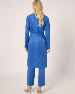 New Faux Velours Long Cardigan Strickware