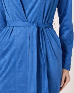 New Faux Velours Long Cardigan Strickware