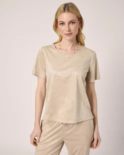 New Faux Velours Shirt Shirts & Tops