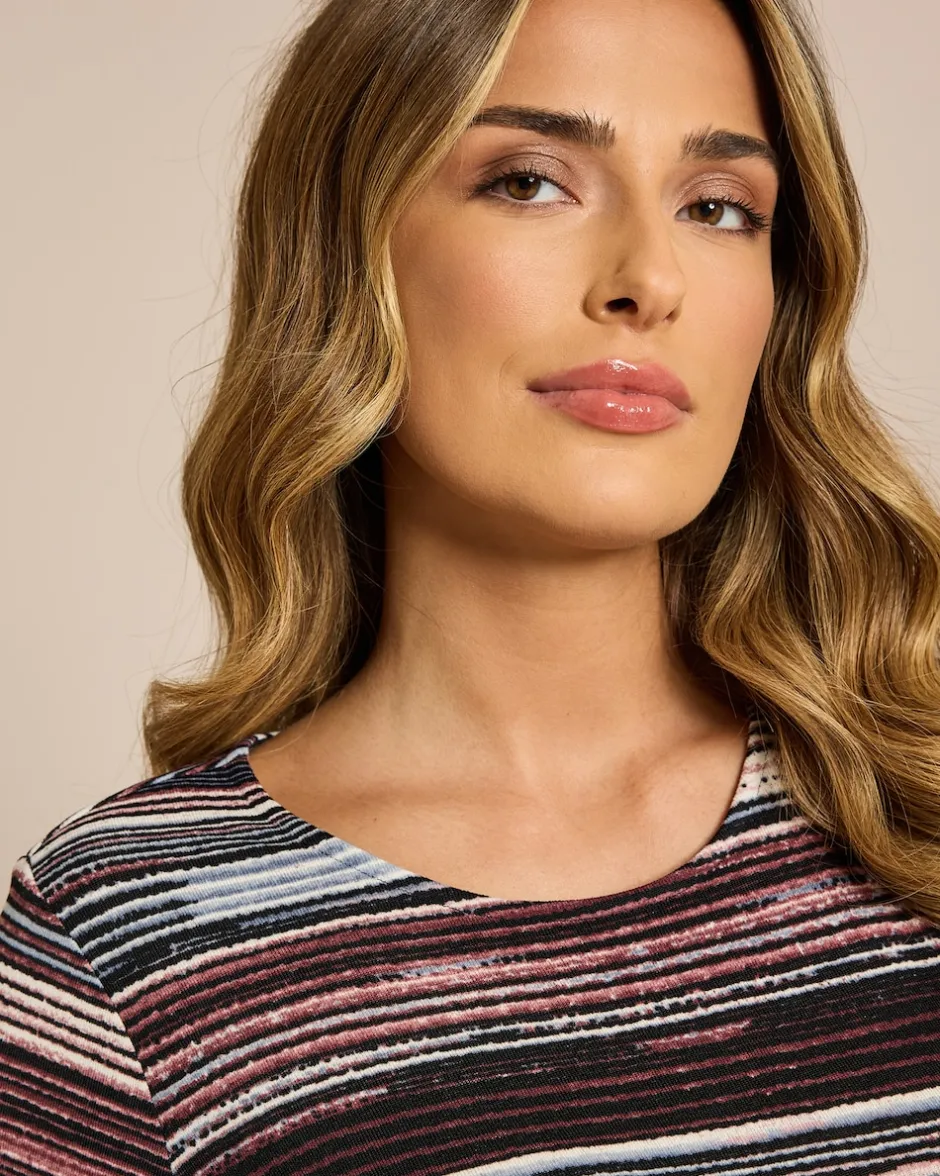 Discount Feinstrick Shirt bunt gestreift Shirts & Tops