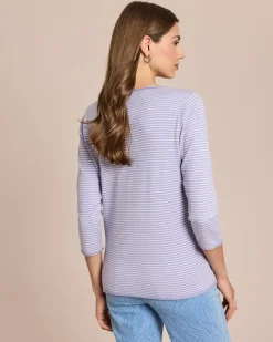 Best Feinstrick-Pullover gestreift Strickware