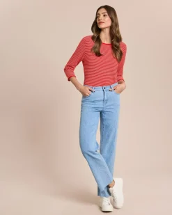 Best Feinstrick-Pullover gestreift Strickware