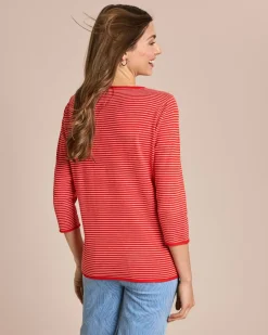 Best Feinstrick-Pullover gestreift Strickware