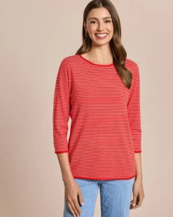 Best Feinstrick-Pullover gestreift Strickware