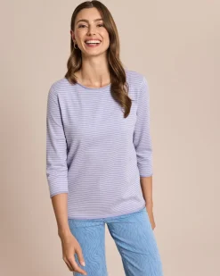 Best Feinstrick-Pullover gestreift Strickware
