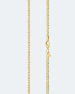 Clearance Flache Panzerkette Halsketten & Colliers