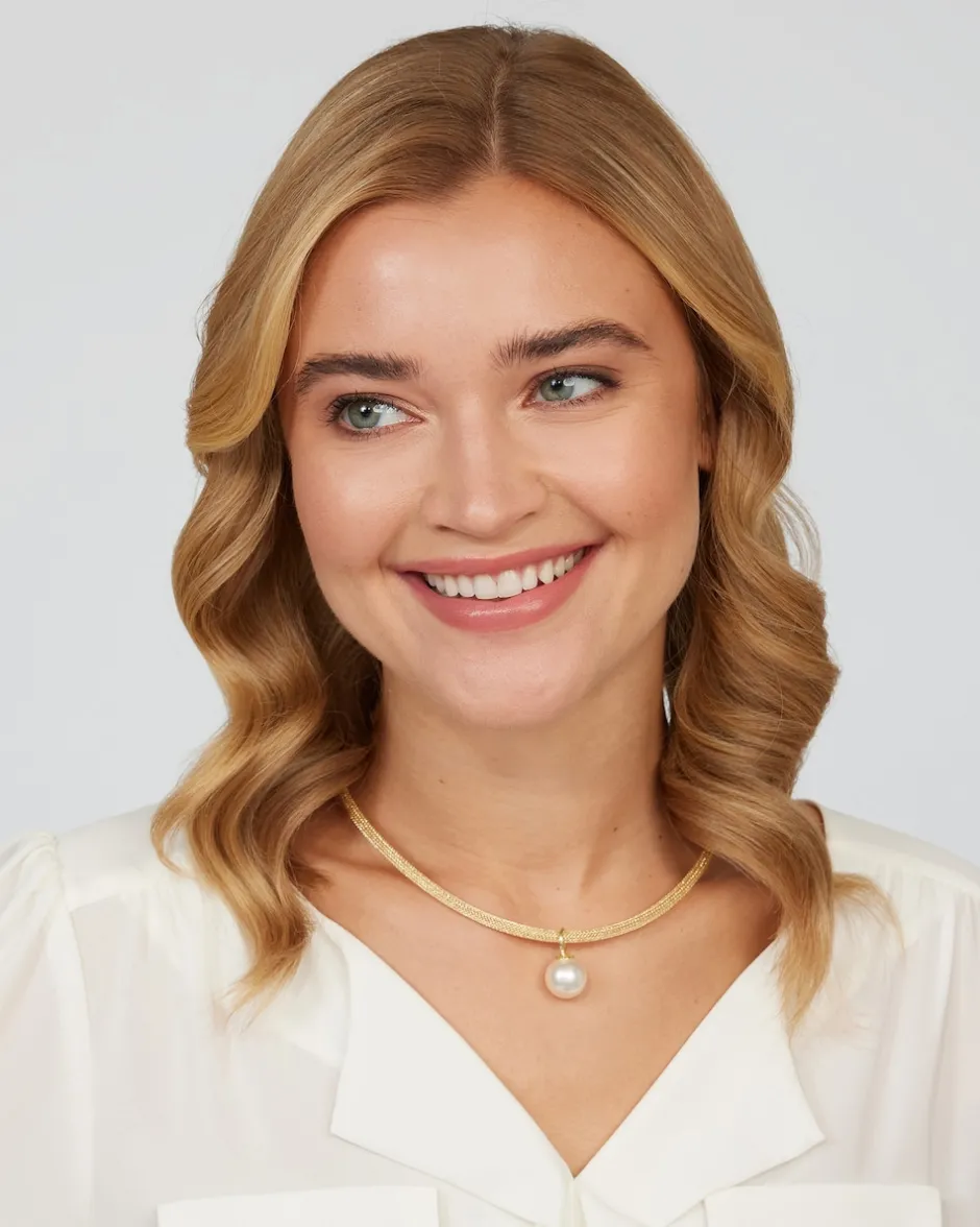 Flechtcollier mit MK-Perle 14 mm Halsketten & Colliers