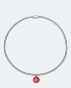 Flechtcollier mit MK-Perle 14 mm Halsketten & Colliers