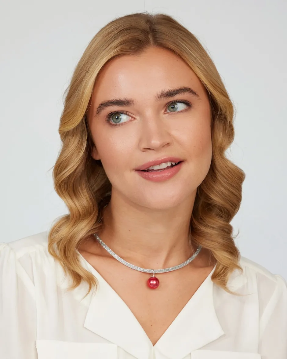 Flechtcollier mit MK-Perle 14 mm Halsketten & Colliers