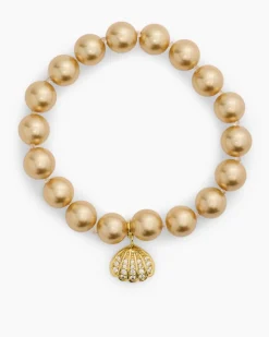 Outlet Flexarmband MK-Perle 10 mm & Zirkonia Armbänder