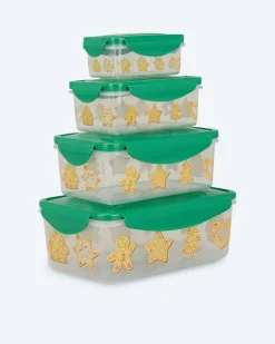 Sale Frischhaltedosenset Weihnachten 4tlg Frischhaltedosen