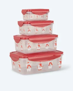 Sale Frischhaltedosenset Weihnachten 4tlg Frischhaltedosen