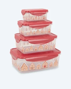 Sale Frischhaltedosenset Weihnachten 4tlg Frischhaltedosen