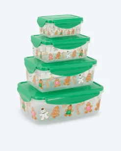 Sale Frischhaltedosenset Weihnachten 4tlg Frischhaltedosen