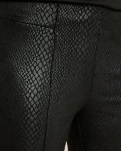 Online Gerade Schlupfhose mit Animal Print Hosen