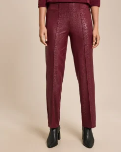 Online Gerade Schlupfhose mit Animal Print Hosen