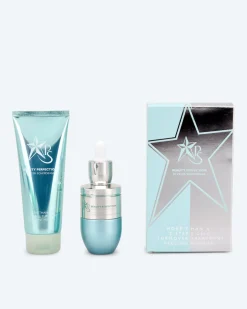 New Gesichtspeeling und -serum Gesichtspflege