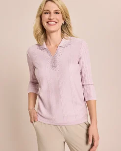 Discount Glow Pullover Polokragen Strickware