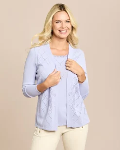 Glow Twinset Optik Strickware